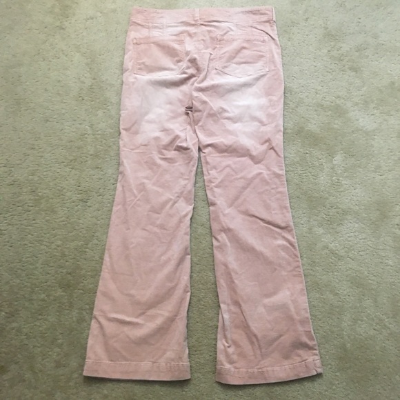 Anthropologie Pilcro Trouser Bootcut Corduroy Pants High Rise Pink - Picture 3 of 16